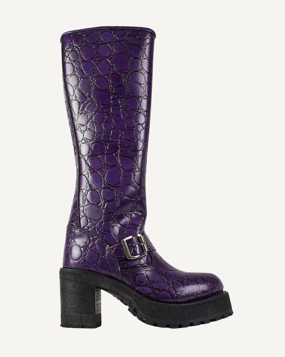 Purple Platform Boots - Deadstock – Dandelie