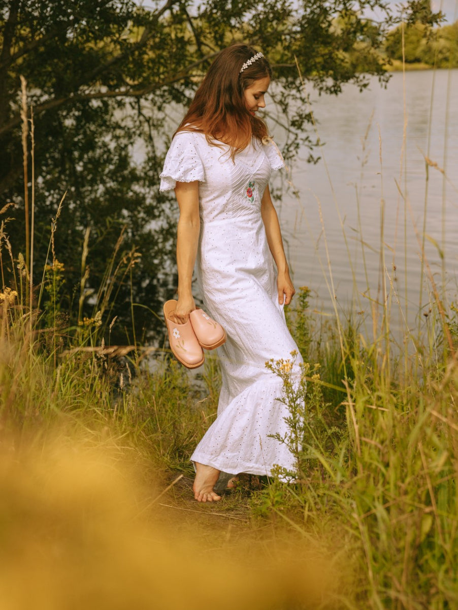 Woman Vintage White Outfit Vintage White Dress – Dandelie