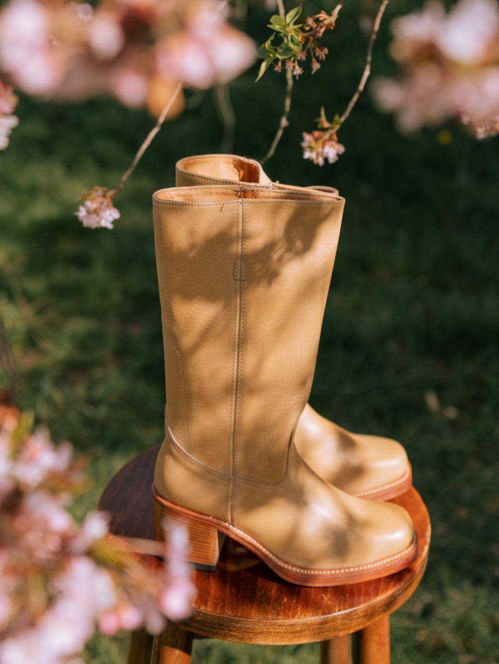 Chunky Boots in Camel – Dandelie