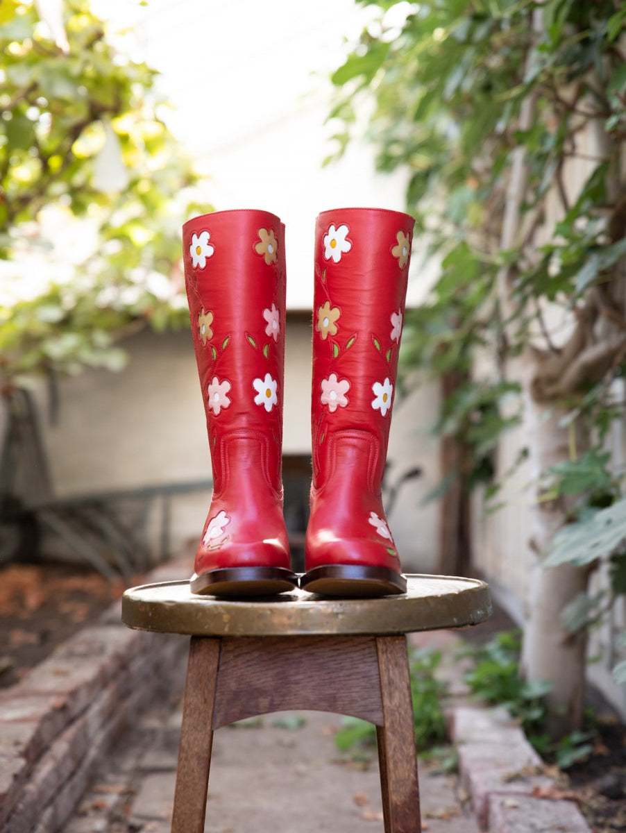 Red Rubber Boots