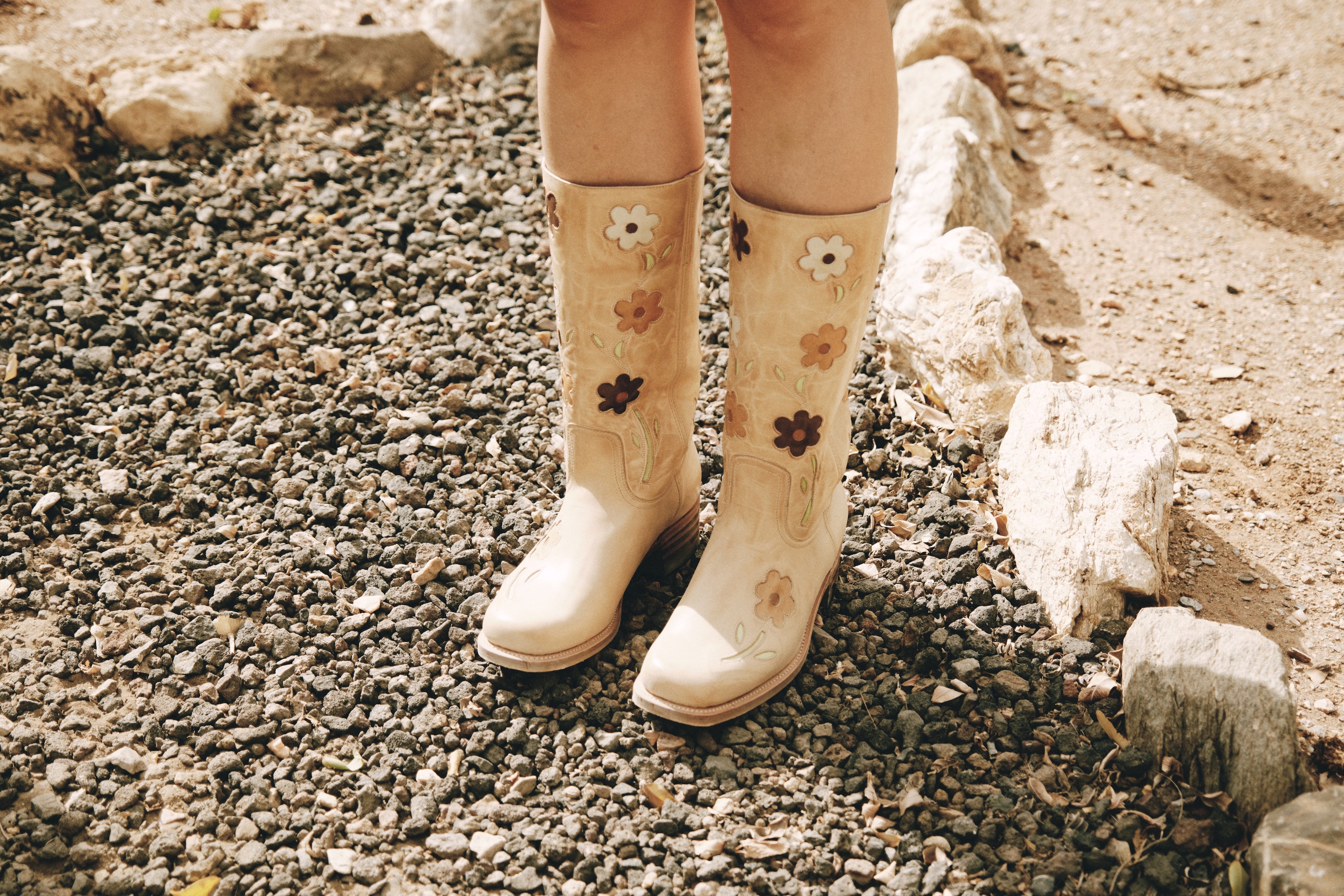 MASU BALLET BOOTS (FLOWER HAND PAINT) 【公式通販】