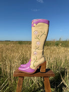 Floral-Boots-Purple