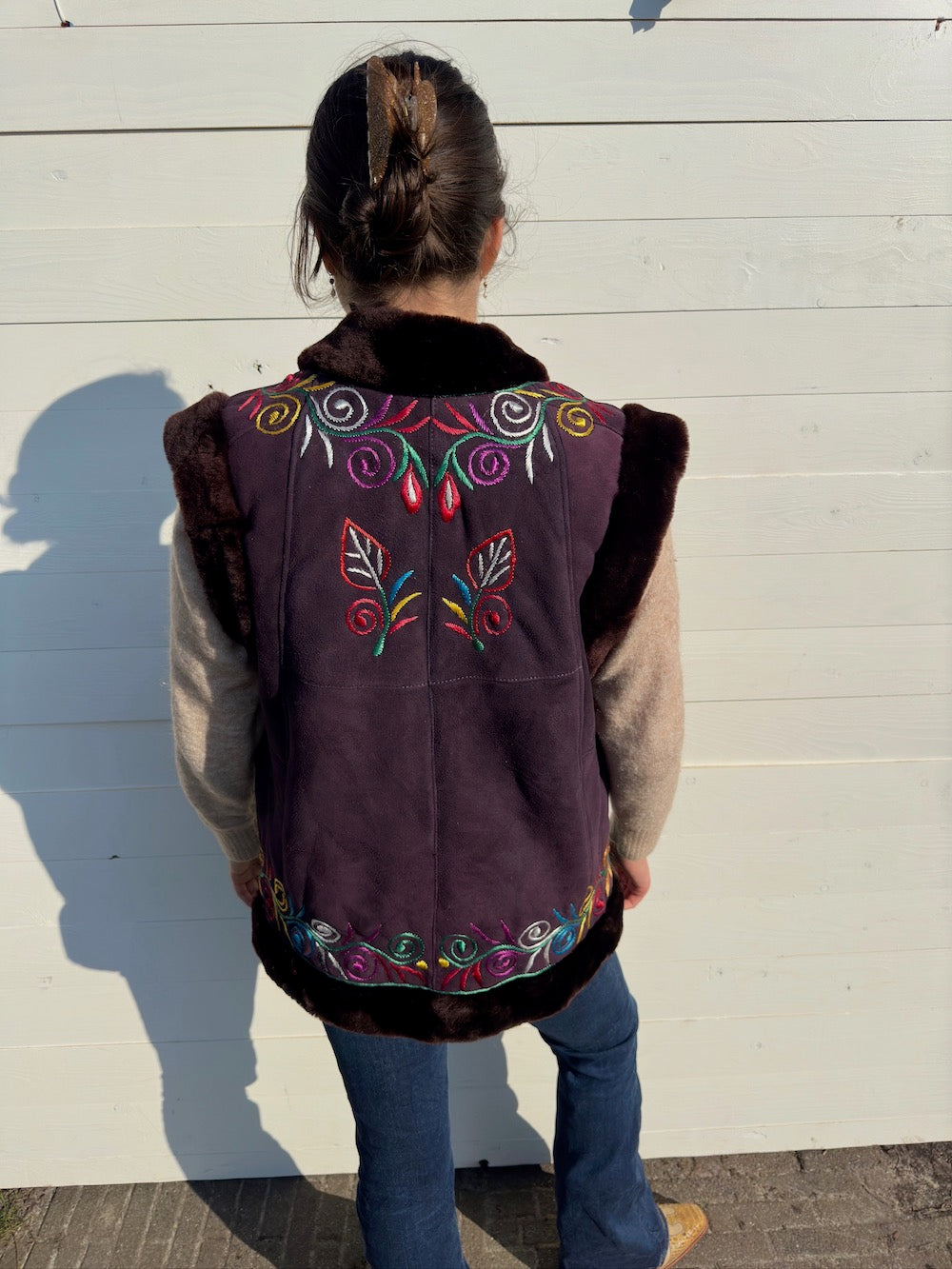 Afghan Sheepskin Waistcoat Fazal – Dandelie