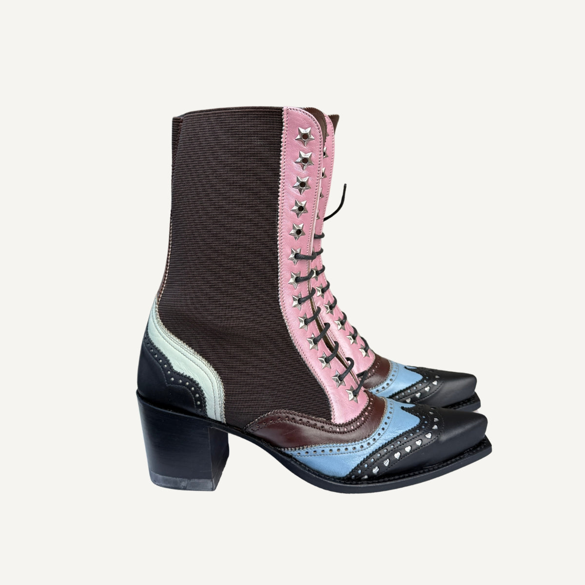 Oracle Boots with Colorful Details and Star Aglets - Deadstock – Dandelie