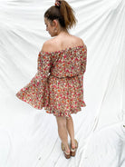 Off-shoulder top blossom Dandelie with ruffles