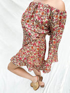 Off-shoulder top blossom Dandelie with ruffles