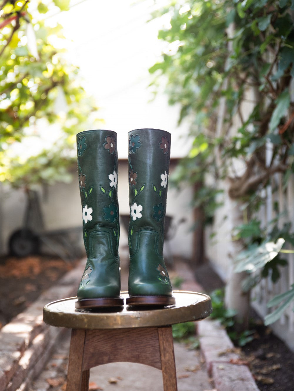 Flower Boots Green – Dandelie